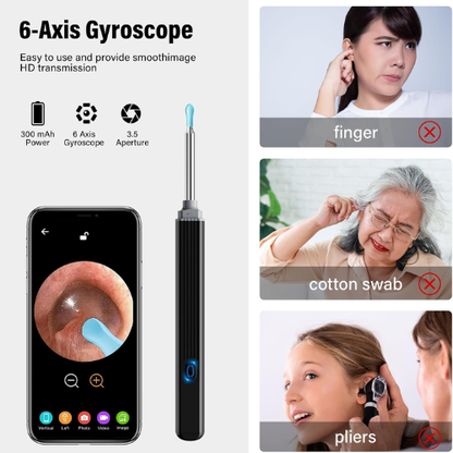 Limpiador de Oídos con Cámara